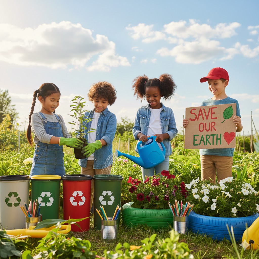 Menjadi Pahlawan Penjaga Bumi